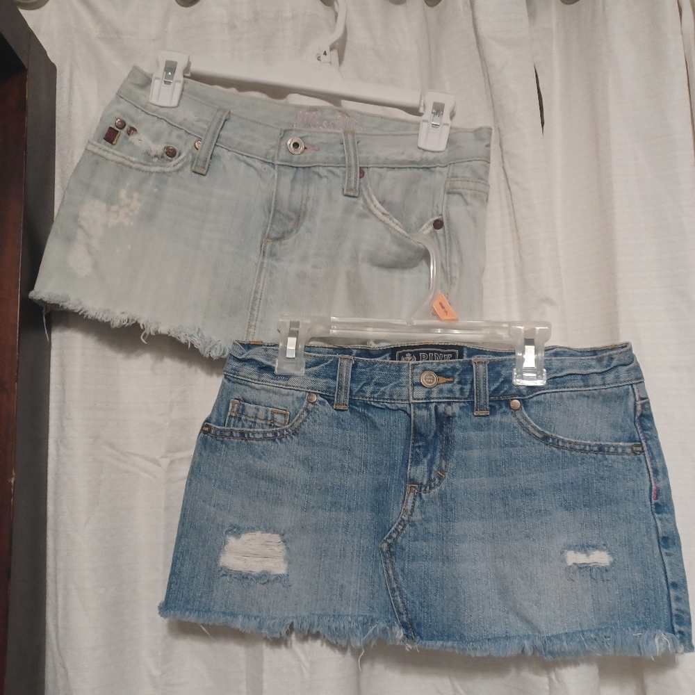 Jean skirts (2)
